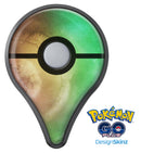 Green 8643 Absorbed Watercolor Texture Pokémon GO Plus Vinyl Protective Decal Skin Kit