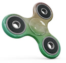 Green 8643 Absorbed Watercolor Texture Full-Body Fidget Spinner Skin-Kit