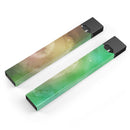 Green 8643 Absorbed Watercolor Texture - Premium Decal Protective Skin-Wrap Sticker compatible with the Juul Labs vaping device