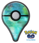 Green 979 Absorbed Watercolor Texture Pokémon GO Plus Vinyl Protective Decal Skin Kit