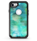 Green 979 Absorbed Watercolor Texture - iPhone 7 or 8 OtterBox Case & Skin Kits