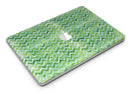 Green Basic Watercolor Chevron Pattern - MacBook Air Skin Kit