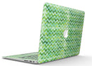 Green Basic Watercolor Chevron Pattern - MacBook Air Skin Kit