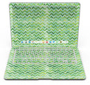 Green Basic Watercolor Chevron Pattern - MacBook Air Skin Kit