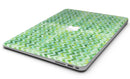 Green Basic Watercolor Chevron Pattern - MacBook Air Skin Kit