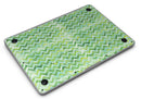 Green Basic Watercolor Chevron Pattern - MacBook Air Skin Kit