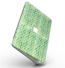 Green Basic Watercolor Chevron Pattern - MacBook Pro with Retina Display Full-Coverage Skin Kit