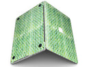 Green Basic Watercolor Chevron Pattern - MacBook Pro with Retina Display Full-Coverage Skin Kit