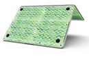 Green Basic Watercolor Chevron Pattern - MacBook Pro with Retina Display Full-Coverage Skin Kit