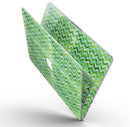 Green Basic Watercolor Chevron Pattern - MacBook Pro with Retina Display Full-Coverage Skin Kit
