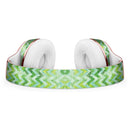 Green Basic Watercolor Chevron Pattern Full-Body Skin Kit for the Beats by Dre Solo 3 Wireless Headphones