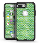 Green Basic Watercolor Chevron Pattern - iPhone 7 Plus/8 Plus OtterBox Case & Skin Kits