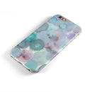 Green Blotted WaterColor Texture iPhone 6/6s or 6/6s Plus 2-Piece Hybrid INK-Fuzed Case
