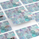 Green Blotted WaterColor Texture - Premium Protective Decal Skin-Kit for the Apple Credit Card