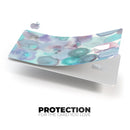 Green Blotted WaterColor Texture - Premium Protective Decal Skin-Kit for the Apple Credit Card