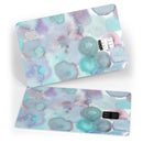 Green Blotted WaterColor Texture - Premium Protective Decal Skin-Kit for the Apple Credit Card