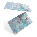 Green Blotted WaterColor Texture - Premium Protective Decal Skin-Kit for the Apple Credit Card