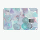 Green Blotted WaterColor Texture - Premium Protective Decal Skin-Kit for the Apple Credit Card