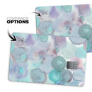 Green Blotted WaterColor Texture - Premium Protective Decal Skin-Kit for the Apple Credit Card