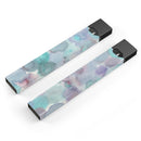 Green Blotted WaterColor Texture - Premium Decal Protective Skin-Wrap Sticker compatible with the Juul Labs vaping device
