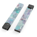 Green Blotted WaterColor Texture - Premium Decal Protective Skin-Wrap Sticker compatible with the Juul Labs vaping device