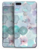 Green Blotted WaterColor Texture - Skin-kit for the iPhone 8 or 8 Plus