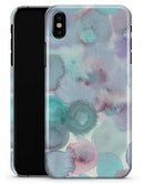 Green Blotted WaterColor Texture - iPhone X Clipit Case