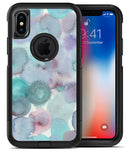Green Blotted WaterColor Texture - iPhone X OtterBox Case & Skin Kits
