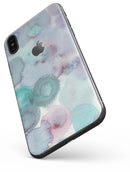 Green Blotted WaterColor Texture - iPhone X Skin-Kit