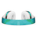 Green Blue Watercolor Stripes Full-Body Skin Kit for the Beats by Dre Solo 3 Wireless Headphones