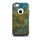 Green, Blue and Brown Water Texture Skin for the iPhone 5c OtterBox Commuter Case