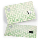 Green Bubble Morrocan Pattern - Premium Protective Decal Skin-Kit for the Apple Credit Card
