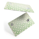 Green Bubble Morrocan Pattern - Premium Protective Decal Skin-Kit for the Apple Credit Card
