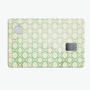 Green Bubble Morrocan Pattern - Premium Protective Decal Skin-Kit for the Apple Credit Card