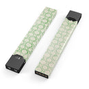 Green Bubble Morrocan Pattern - Premium Decal Protective Skin-Wrap Sticker compatible with the Juul Labs vaping device