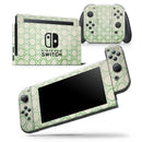 Green Bubble Morrocan Pattern - Vinyl Skin Wrap for Nintendo Switch 2, OLED, Lite, Pro Controller, Wii & Classic Handhelds