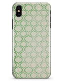 Green Bubble Morrocan Pattern - iPhone X Clipit Case