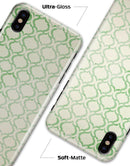 Green Bubble Morrocan Pattern - iPhone X Clipit Case
