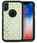 Green Bubble Morrocan Pattern - iPhone X OtterBox Case & Skin Kits