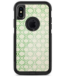 Green Bubble Morrocan Pattern - iPhone X OtterBox Case & Skin Kits