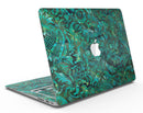Green Damask Watercolor Pattern - MacBook Air Skin Kit