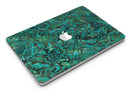 Green Damask Watercolor Pattern - MacBook Air Skin Kit