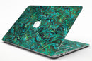 Green Damask Watercolor Pattern - MacBook Air Skin Kit