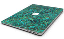 Green Damask Watercolor Pattern - MacBook Air Skin Kit