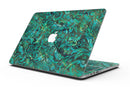 Green Damask Watercolor Pattern - MacBook Pro with Retina Display Full-Coverage Skin Kit