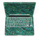 Green Damask Watercolor Pattern - MacBook Pro with Retina Display Full-Coverage Skin Kit