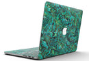 Green Damask Watercolor Pattern - MacBook Pro with Retina Display Full-Coverage Skin Kit