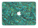 Green Damask Watercolor Pattern - MacBook Pro with Retina Display Full-Coverage Skin Kit