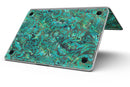 Green Damask Watercolor Pattern - MacBook Pro with Retina Display Full-Coverage Skin Kit