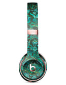Green Damask Watercolor Pattern Full-Body Skin Kit for the Beats by Dre Solo 3 Wireless Headphones